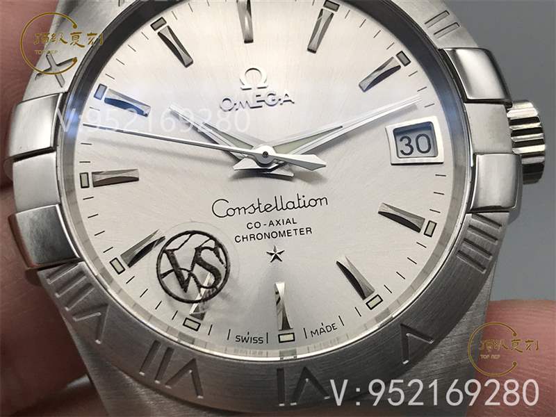 VS廠歐米茄星座復(fù)刻表對比正品評測-8500一體機功能對版-復(fù)刻表