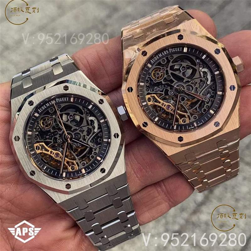 APS廠愛(ài)彼15407皇家橡樹(shù)鏤空機(jī)械復(fù)刻表做工如何,超越j(luò)f廠-復(fù)刻表