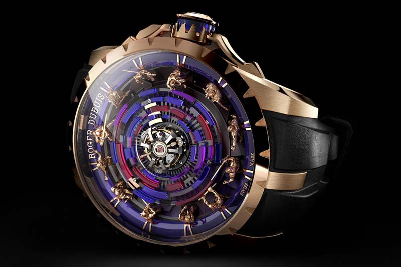 羅杰杜彼Roger Dubuis延續(xù)圓桌騎士的夢幻傳奇-復(fù)刻表