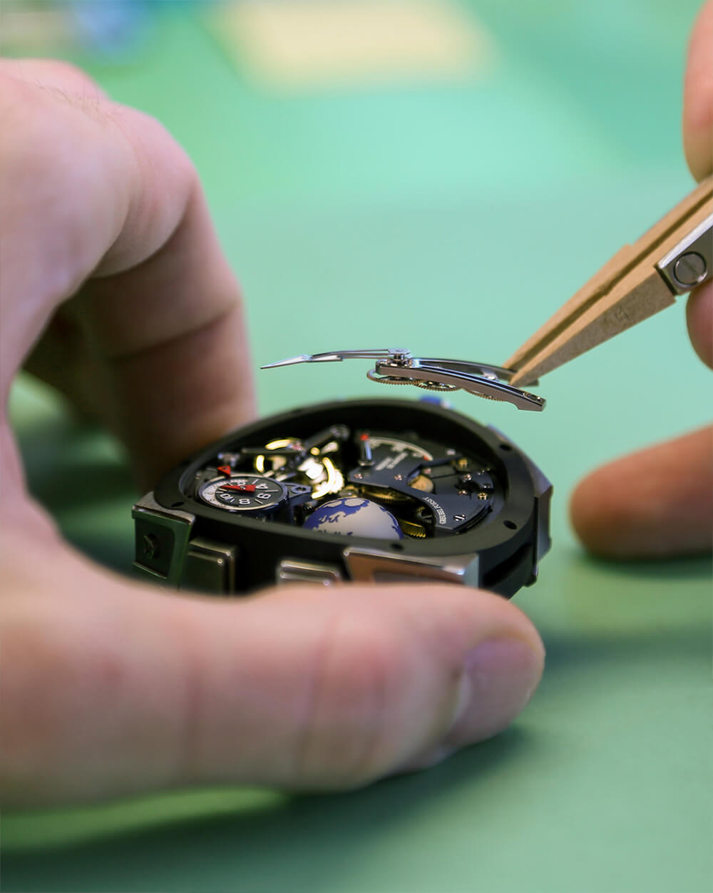 高珀富斯Greubel Forsey GMT運動陀飛輪個性腕表-復刻表