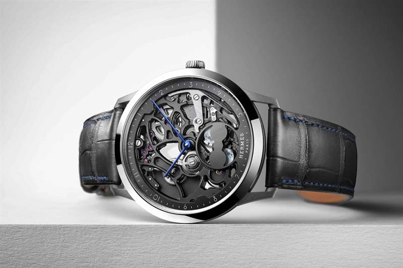 HERMèS愛(ài)馬仕的華麗雙月|最新Slim d'Hermès Squelette Lune-復(fù)刻表