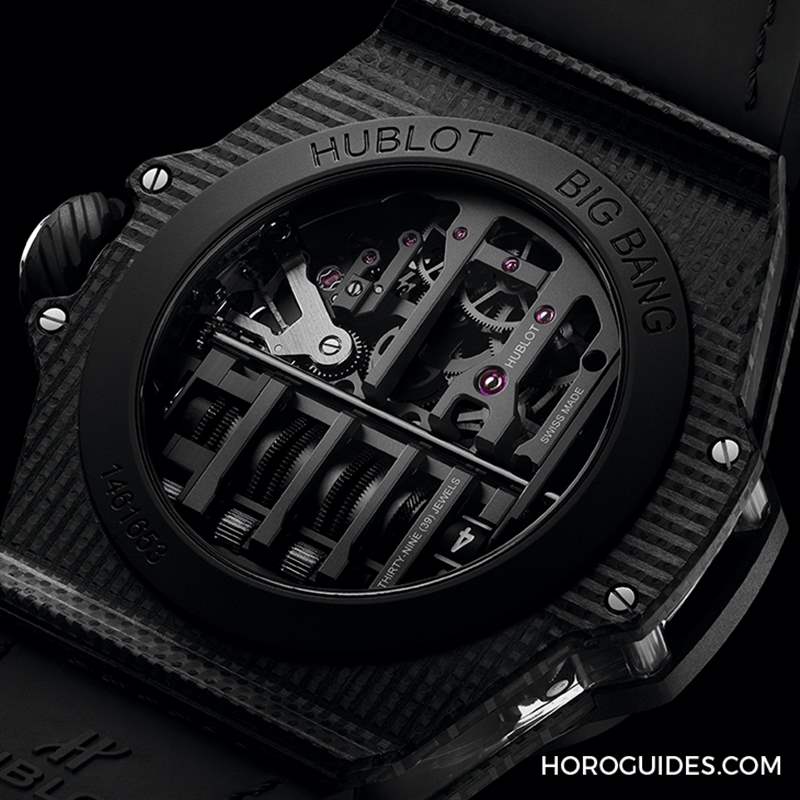 流線型彩虹圈14日動力:宇舶恒寶Hublot Big Bang MP-11 彩虹3D碳纖維腕表-復刻表