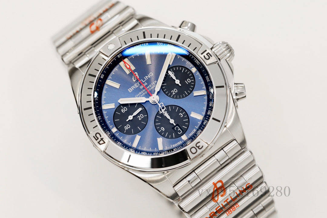 GF廠百年靈大鋼王機(jī)械計(jì)時(shí)藍(lán)盤腕表質(zhì)量怎么樣-復(fù)刻表