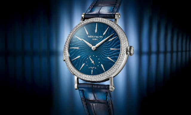 百達翡麗7040三問腕表,結合機刻雕花與琺瑯二大工藝-復刻表