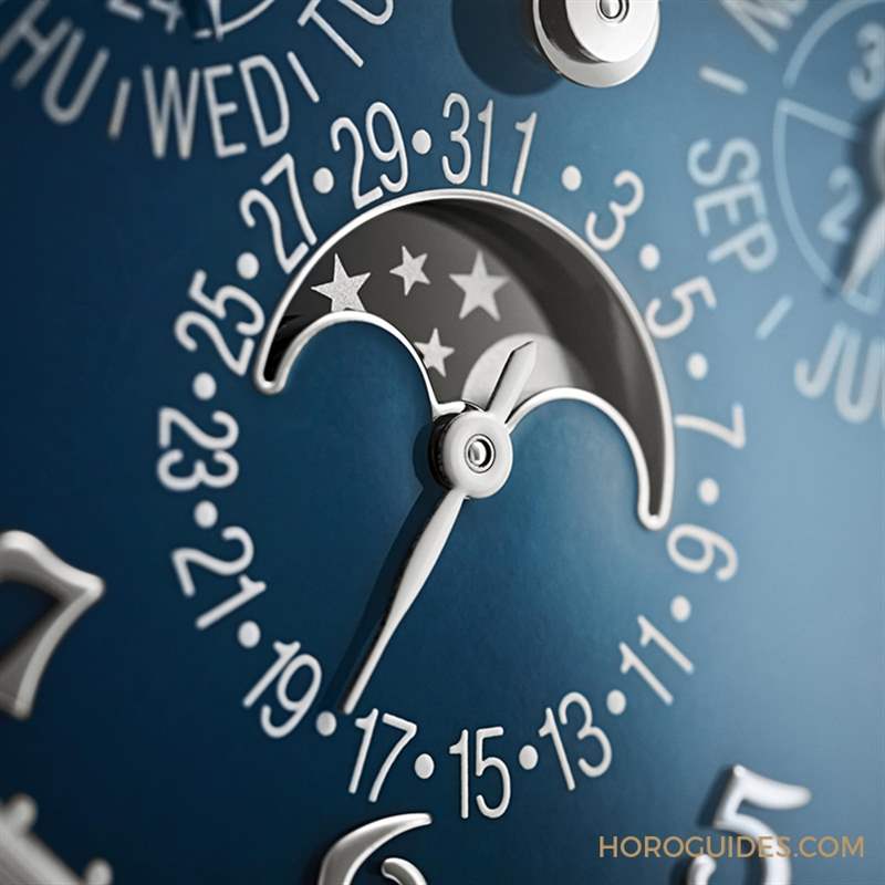 視聽都是極致饗宴!百達翡麗5374G三問萬年歷,「教堂鐘聲」配藍色大明火琺瑯表面-復刻表