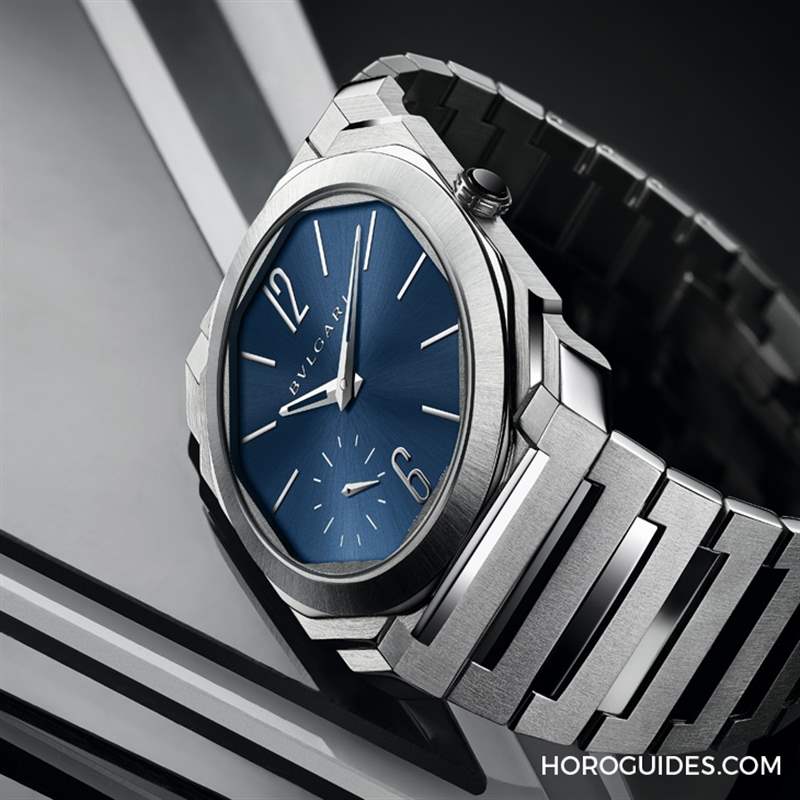 這樣的喀什米爾藍面，美絕了！BVLGARI Octo Finissimo超薄自動上鏈精鋼腕表-復刻表