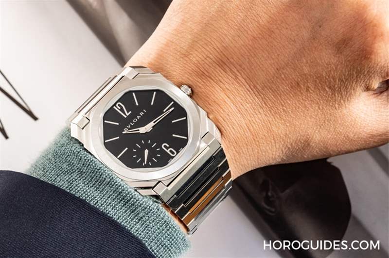 這樣的喀什米爾藍面，美絕了！BVLGARI Octo Finissimo超薄自動上鏈精鋼腕表-復刻表