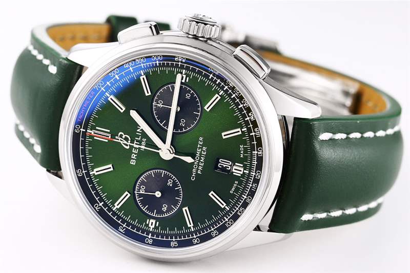 GF廠百年靈璞雅B01綠色表盤復刻版評測-復刻表