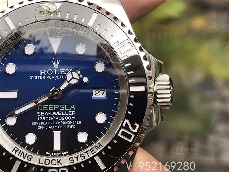 AR廠勞力士漸變藍(lán)鬼王v2版腕表復(fù)刻做工怎么樣對比n廠漸變鬼王-復(fù)刻表