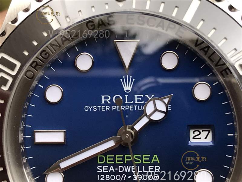 AR廠勞力士漸變藍(lán)鬼王v2版腕表復(fù)刻做工怎么樣對比n廠漸變鬼王-復(fù)刻表