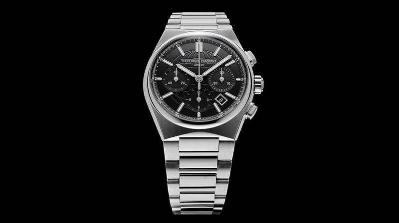 弗雷德里克·康斯坦特高壽命自動計時碼表-雅典娜丁潛水員×骷髏黑-復(fù)刻表