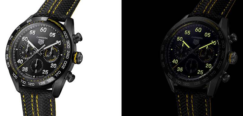 泰格豪雅卡雷拉 X 保時捷限量版-雅典娜丁怪胎 X 砂金石-復刻表