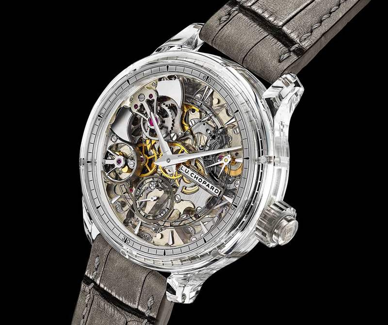 寶璣霍拉世界 5557-蕭邦L.U.C 全擊藍寶石-復(fù)刻表