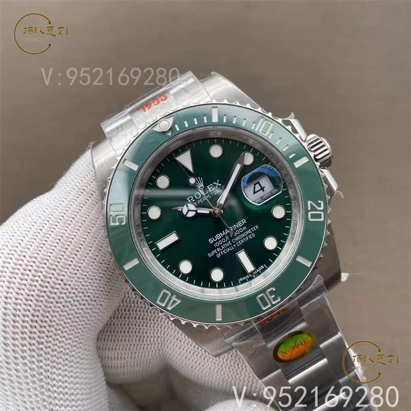 N廠勞力士綠水鬼v10版復刻表對比正品和ar廠水鬼怎么樣-復刻表