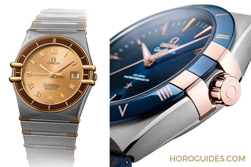 表徑再放大、拋光陶瓷表圈，OMEGA星座系列男表脫胎換骨更有型-復刻表