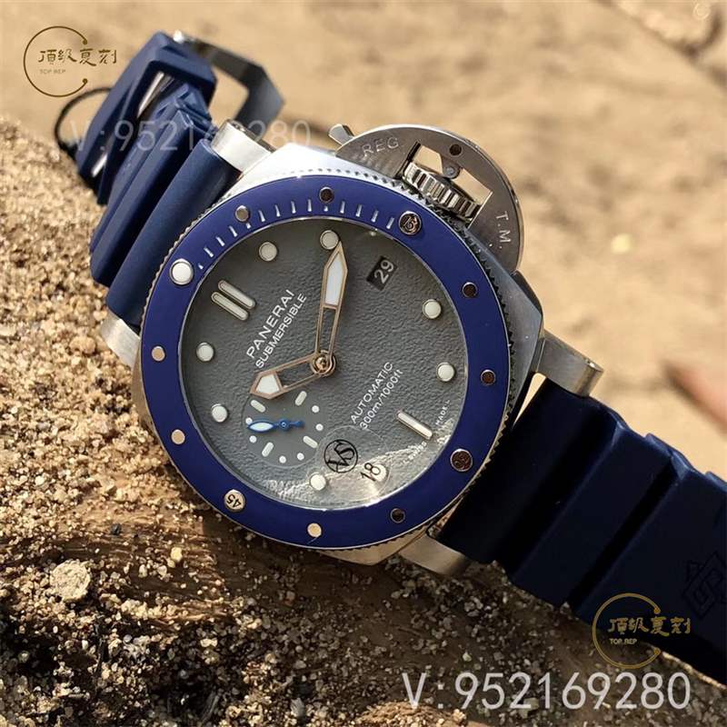 藍(lán)色小海王-VS廠沛納海pam00959評測具有年輕活力的藍(lán)主角-復(fù)刻表