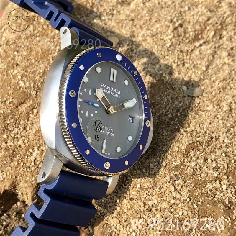 藍(lán)色小海王-VS廠沛納海pam00959評測具有年輕活力的藍(lán)主角-復(fù)刻表