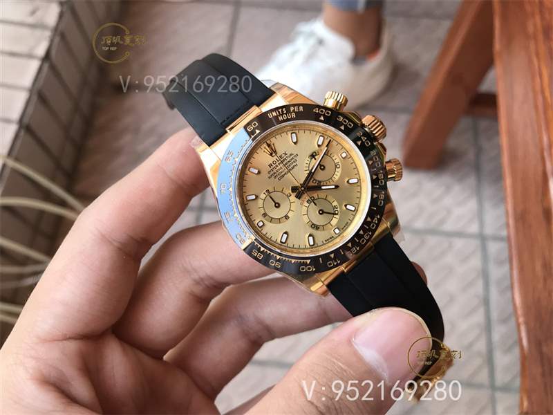 N廠勞力士迪通拿m116518ln間金膠帶復刻表做工怎么樣,內附實拍圖-復刻表