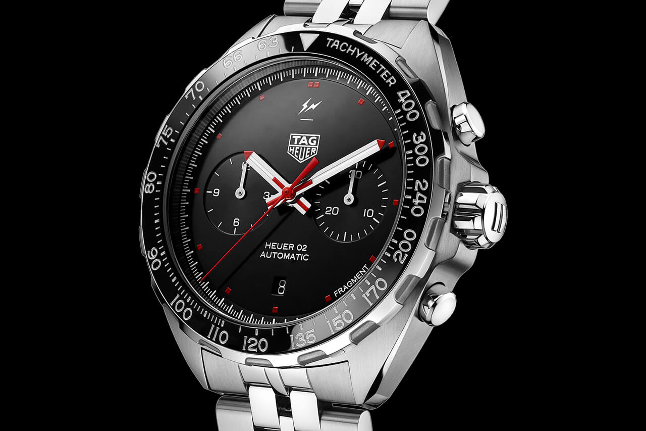 泰格豪雅 x Fragment聯名設計Heuer 02計時碼表-復刻表