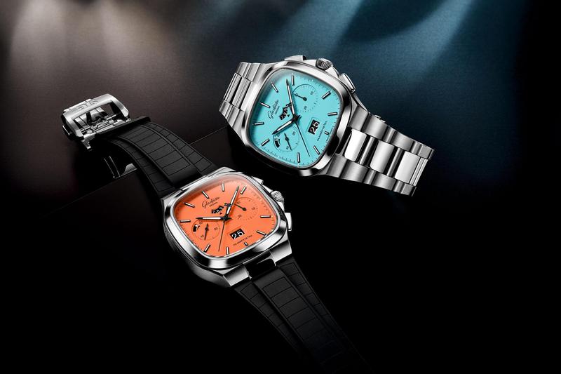 華麗復(fù)古新色登場!格拉蘇蒂原創(chuàng)Seventies大日期計時碼表限量版-復(fù)刻表