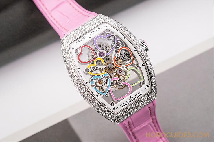 Vanguard Yachting玫瑰金白色面盤(pán)-Vanguard Heart Skeleton｜打動(dòng)她的心-復(fù)刻表