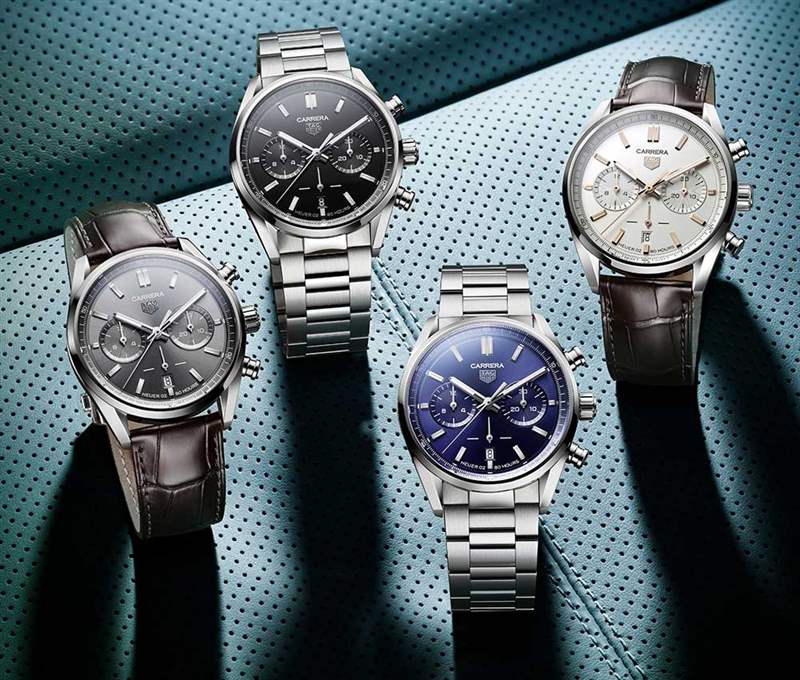 泰格豪雅 – 卡雷拉42毫米計時碼表永遠在比賽中-復刻表