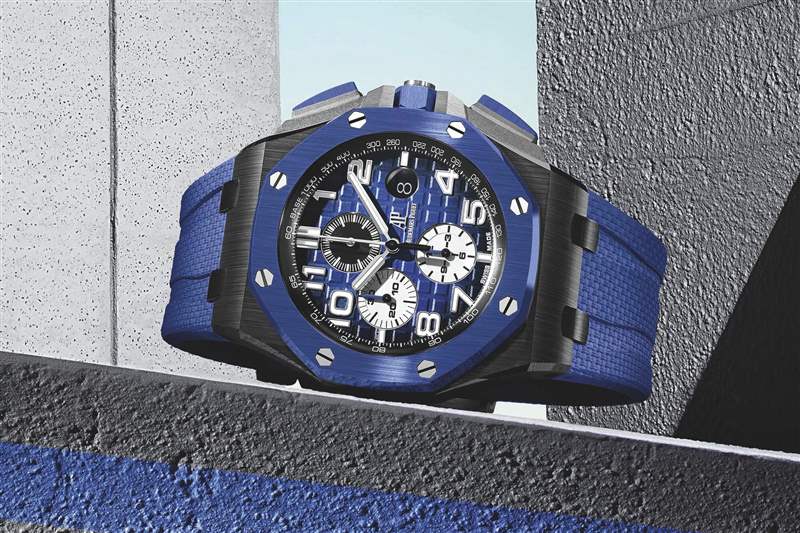 愛(ài)彼皇家橡樹(shù)離岸型26405NR自動(dòng)上鏈計(jì)時(shí)碼表黑色陶瓷-復(fù)刻表