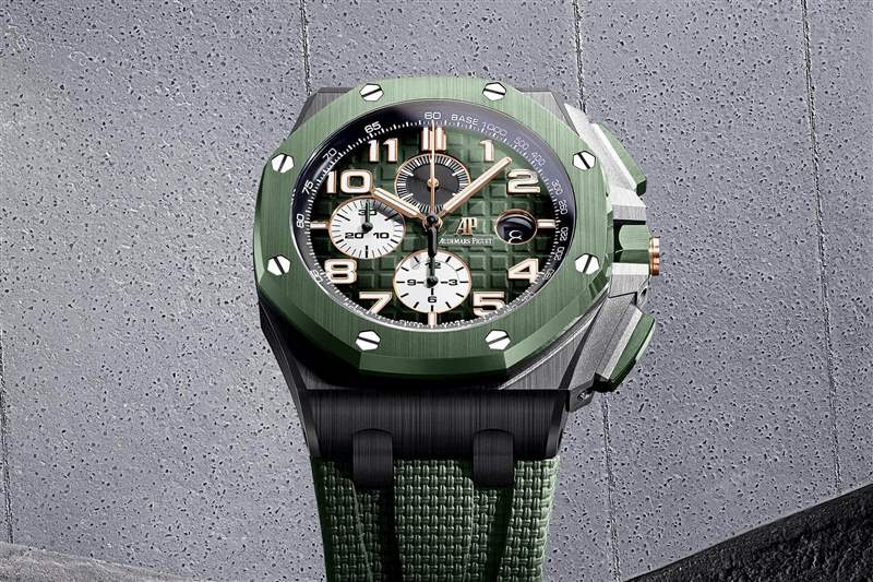 愛(ài)彼皇家橡樹(shù)離岸型26405NR自動(dòng)上鏈計(jì)時(shí)碼表黑色陶瓷-復(fù)刻表