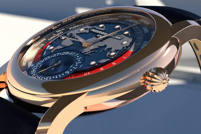 康斯登經典世界時制造限量版FC-718NRWM4H9-復刻表