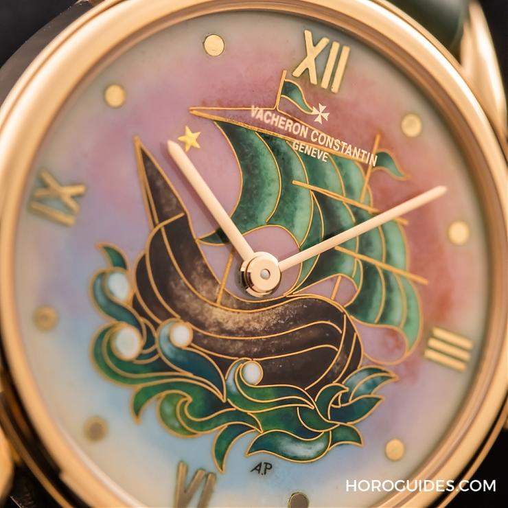 暮光夕月三問報時陀飛輪-一帆風(fēng)順1950掐絲琺瑯腕表-復(fù)刻表