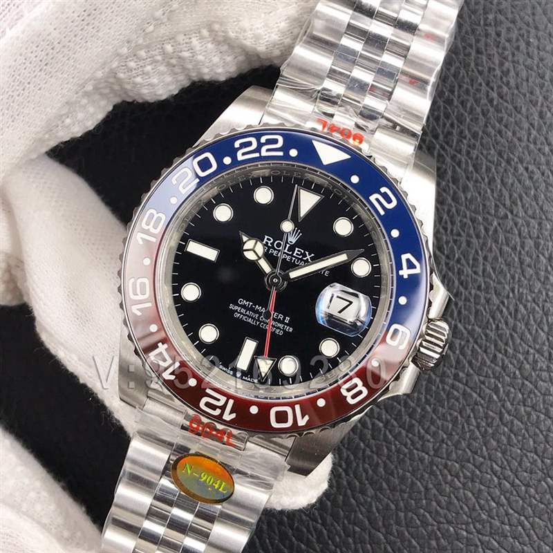 N廠勞力士格林尼治紅藍(lán)圈3235機(jī)芯視頻評測-復(fù)刻表