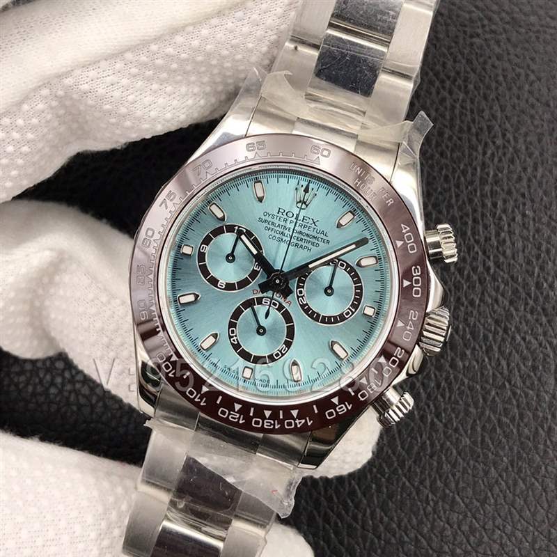 N廠冰藍面迪通拿「冰藍迪116506」4130機芯評測-復(fù)刻表