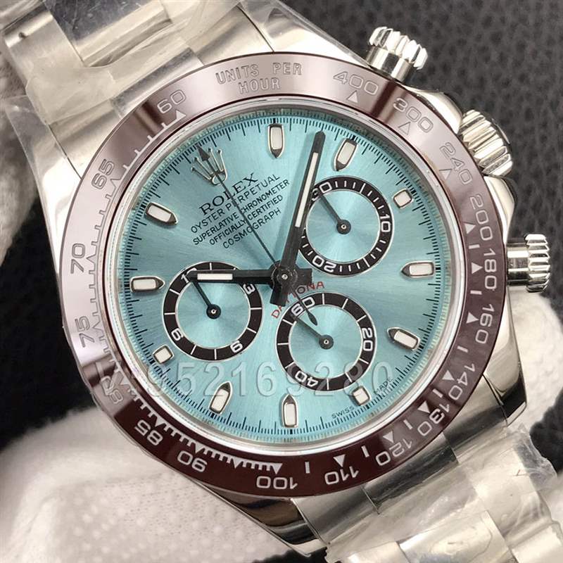 N廠冰藍面迪通拿「冰藍迪116506」4130機芯評測-復(fù)刻表