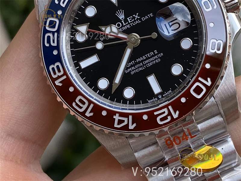 N廠勞力士格林尼治紅藍(lán)可樂圈「m126710blnr-0001」復(fù)刻做工評測-復(fù)刻表