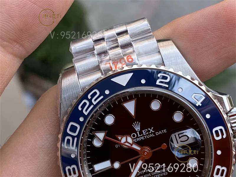 N廠勞力士格林尼治紅藍(lán)可樂圈「m126710blnr-0001」復(fù)刻做工評測-復(fù)刻表