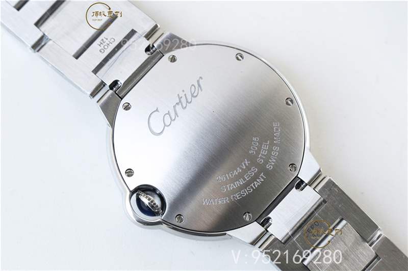 V6廠粉氣球-V6廠卡地亞33mm藍氣球粉盤W6920100做工怎么樣-復刻表