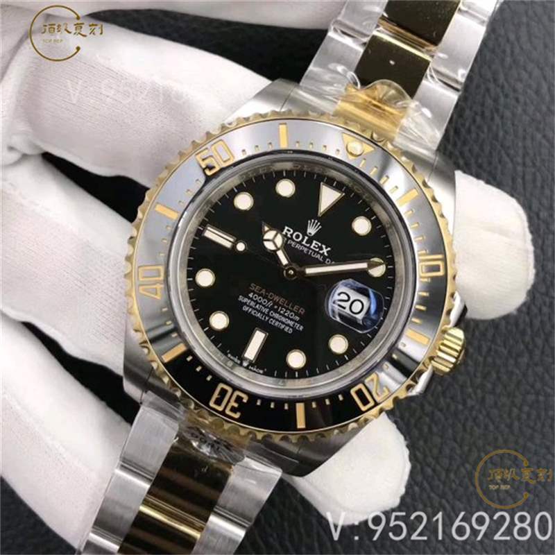 AR廠勞力士間金單黃鬼王海使型復刻表126603做工怎么樣-復刻表