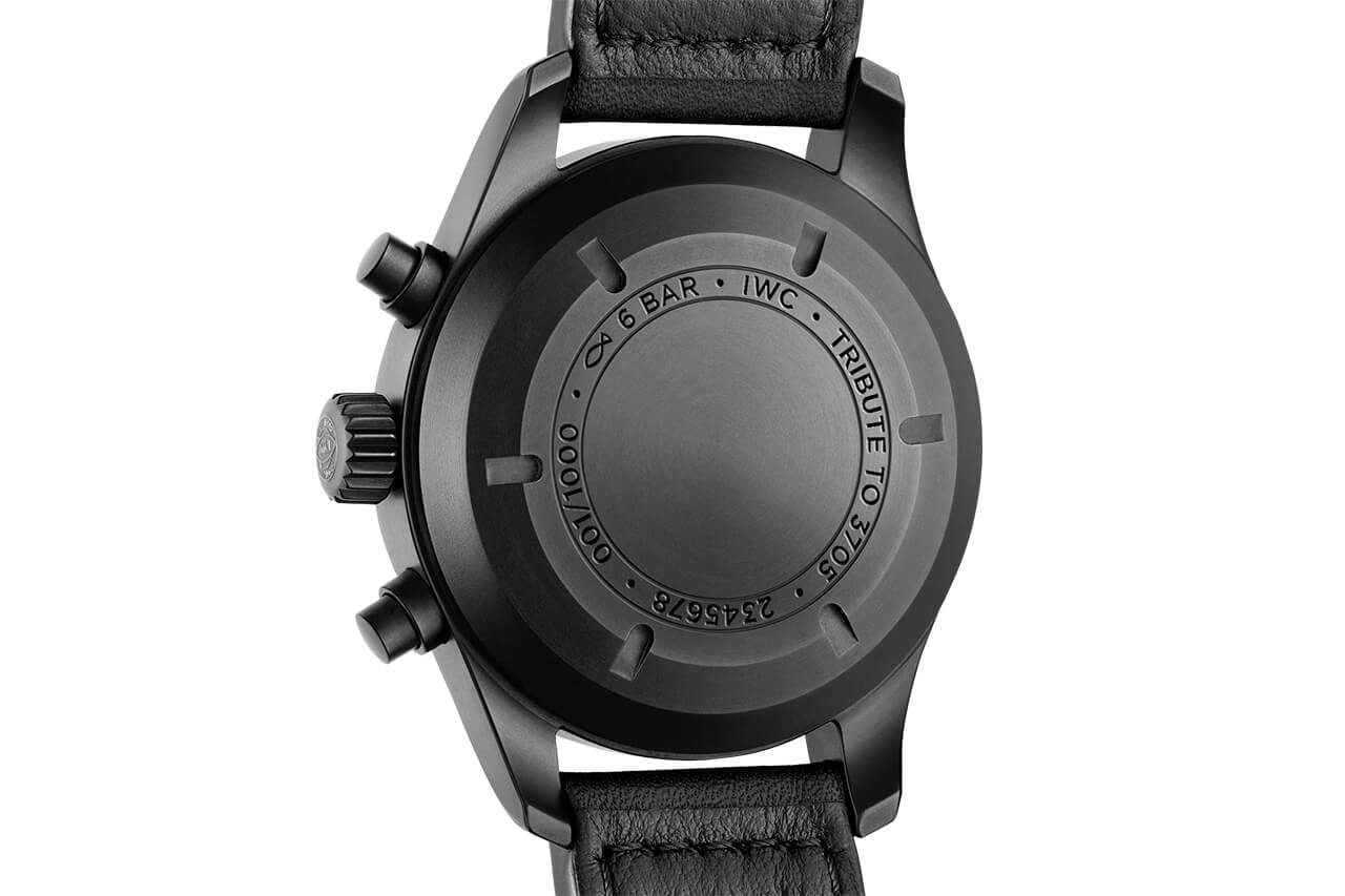 萬國沙夫豪森飛行員計時碼表“致敬 3705”IW387905-復刻表