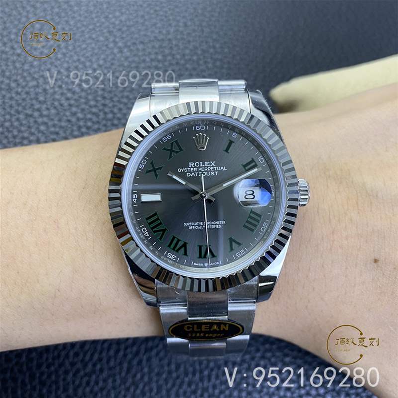 C廠(clean廠)勞力士41mm日志綠籮盤復(fù)刻表做工怎么樣-復(fù)刻表