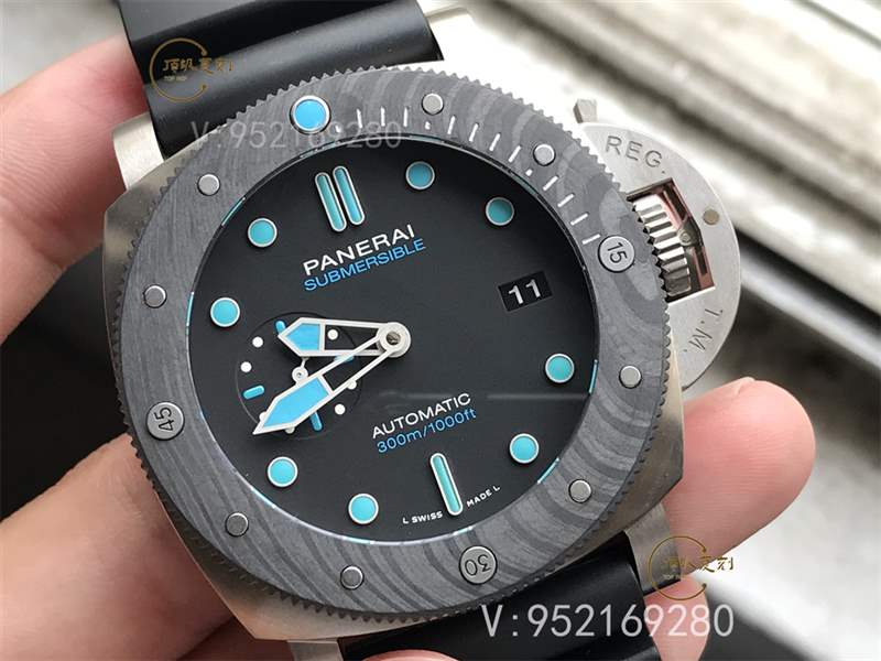 VS廠沛納海799-VS廠沛納海pam799復(fù)刻表做工怎么樣碳纖維和鈦金屬結(jié)合-復(fù)刻表