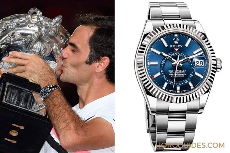 回顧那些高光時刻,Roger Federer費德勒與Rolex偕伴20年-復(fù)刻表