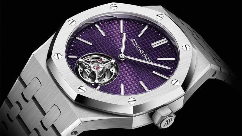 推出愛彼皇家橡樹自動(dòng)上鏈飛行陀飛輪超薄 RD#3 英寸 37 毫米-復(fù)刻表