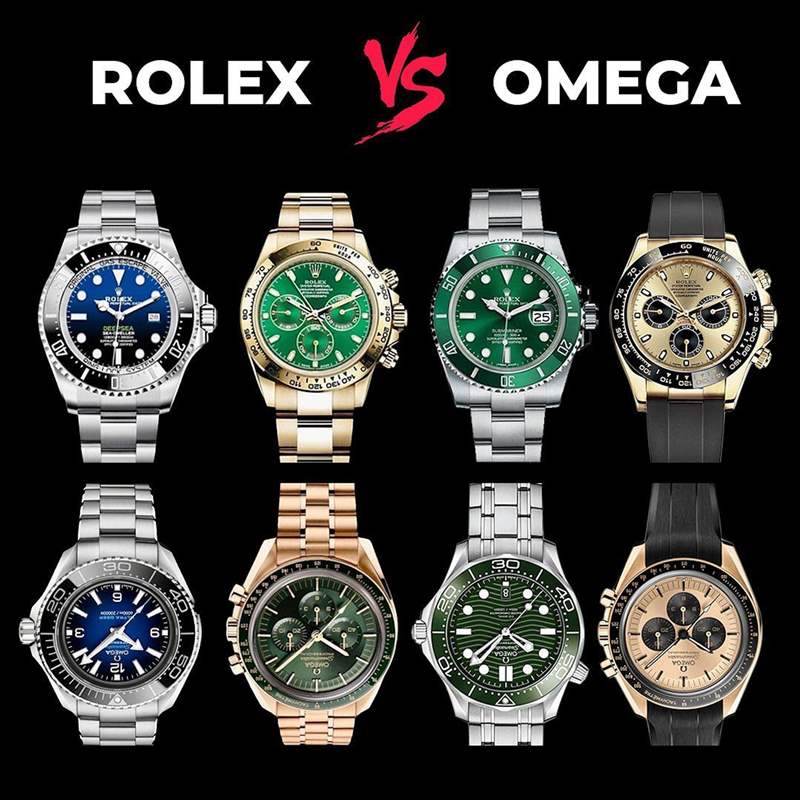 勞力士、歐米茄4款熱門手表對應(yīng)款決高下? (IG@ifuckinglovewatches) ROLEX vs OMEGA|5大對應(yīng)手表決高下Daytona、水鬼、OP如雙胞胎-復(fù)刻表
