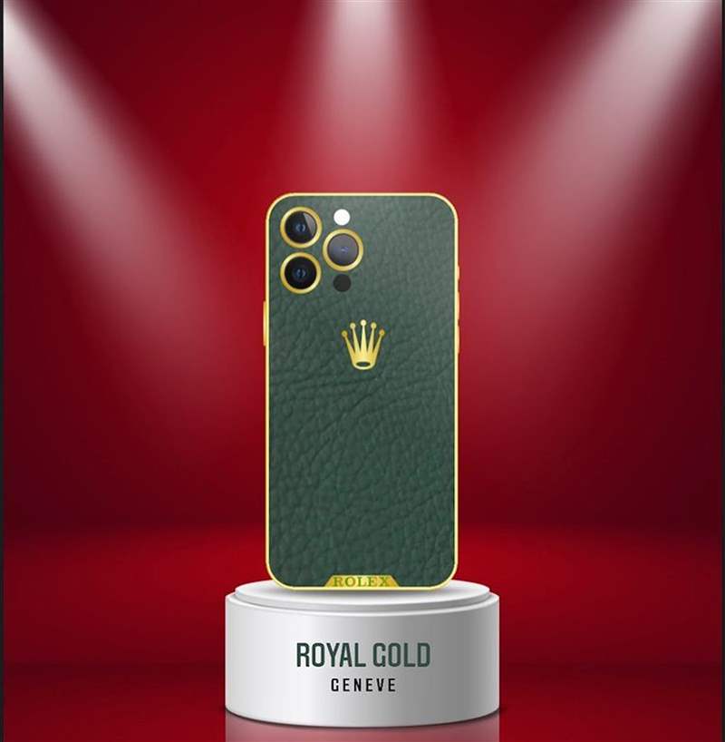 改裝Rolex 勞力士iPhone手機(IG@rg_phone_dxb) Rolex限量版iPhone開箱?24K金打造真土豪風范比戴勞力士更氣派-復刻表