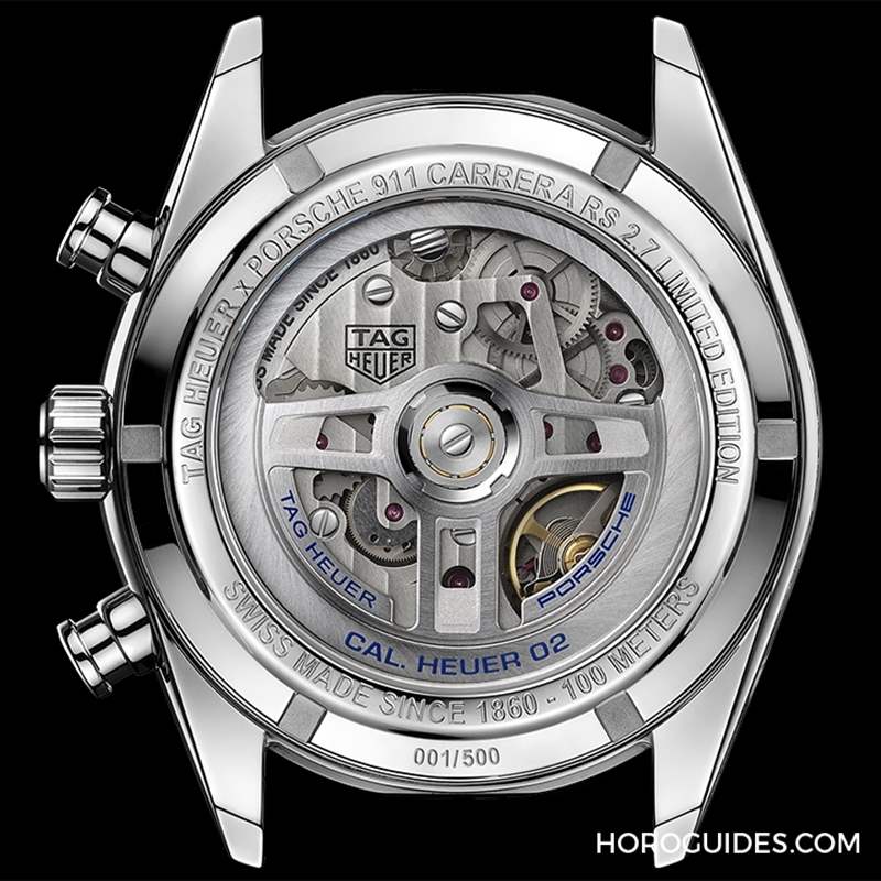 最速德國量產(chǎn)車問世50年,TAG Heuer推出Porsche 911 Carrera RS 2.7限量腕表傳神演繹-復刻表