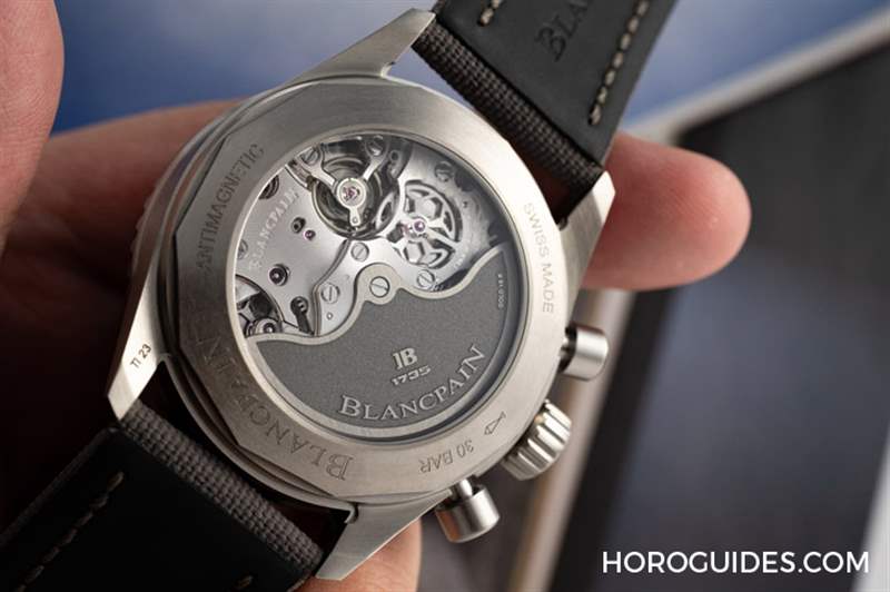 18K紅金藍面、23級鈦灰面，Blancpain五十噚深潛器飛返計時碼表兩款延伸新作-復刻表