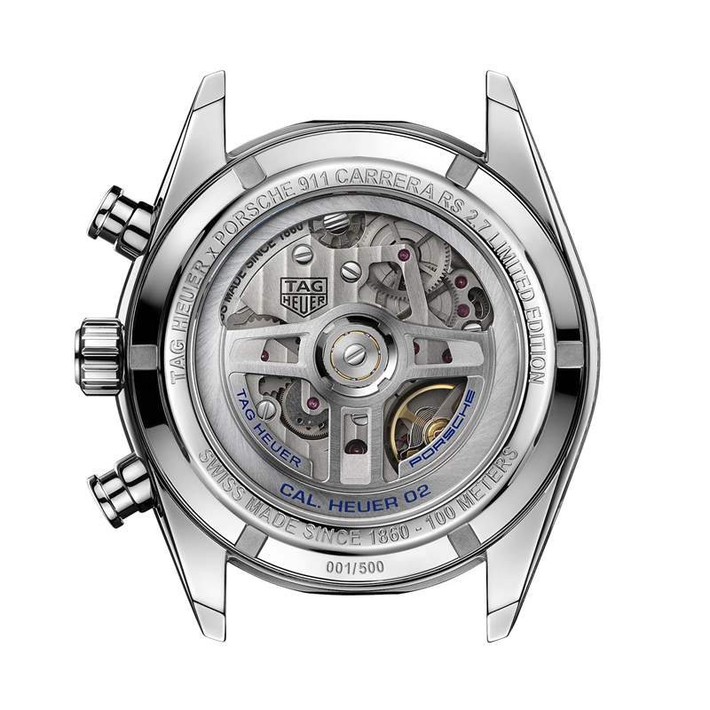 TAG Heuer聯乘Porsche Carrera五十周年限量版致敬終極賽車精神-復刻表