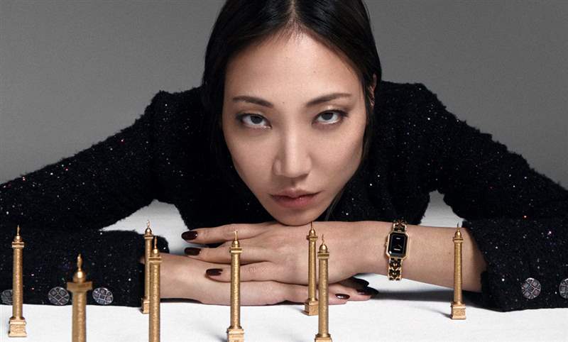 35年經(jīng)典CHANEL Première腕表升級再現(xiàn),超模樸秀珠同框揭幕-復(fù)刻表