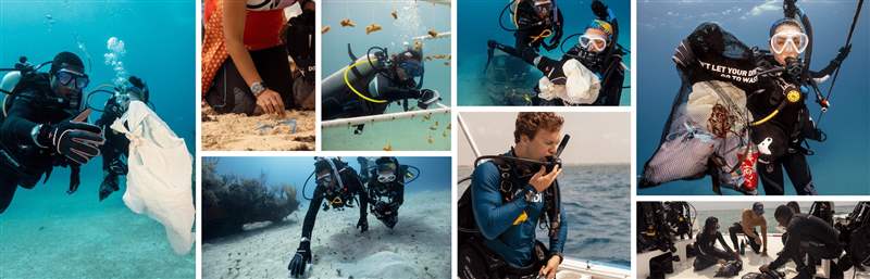 Seiko Watch Corporation與專(zhuān)業(yè)潛水教練協(xié)會(huì)(PADI?)以及 PADI AWARE 基金會(huì)攜手合作進(jìn)行海洋垃圾計(jì)劃(Marine Debris Program)(圖片來(lái)源:SEIKO) 精工Prospex限量潛水腕表「藍(lán)珊瑚」 喚醒對(duì)海洋危機(jī)的逼切性-復(fù)刻表