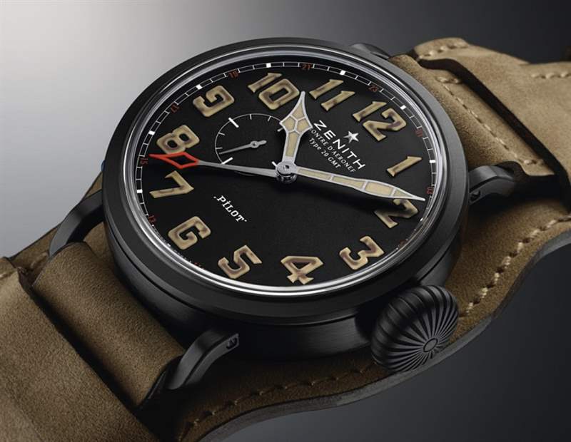 真力時Pilot Montre d'Aeronef Type 20 GMT 1903手表慶祝萊特兄弟-復刻表